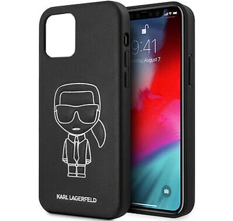 خرید و قیمت کاور چرمی سی جی موبایل Karl Lagerfeld Leather مناسب برای